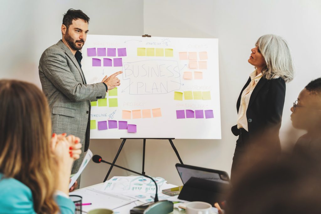 Business Plan Presentation - Team Discussion and Corporate Strategy Session