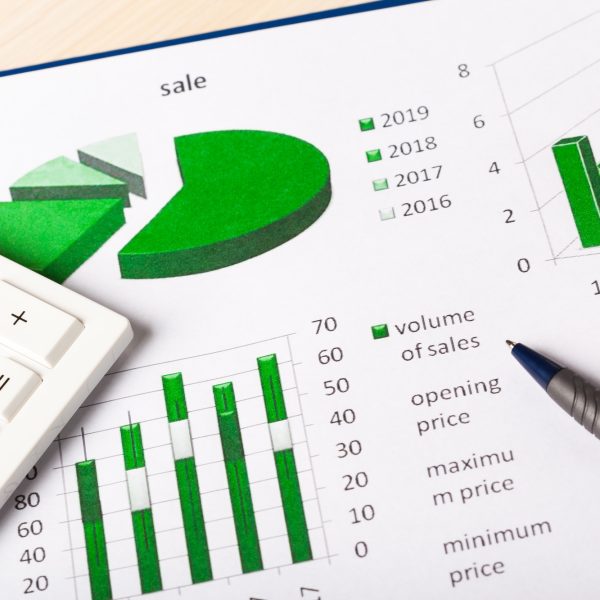 Business Charts Green